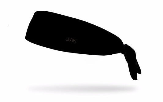 Jet Black Flex Tie Headband - View 1