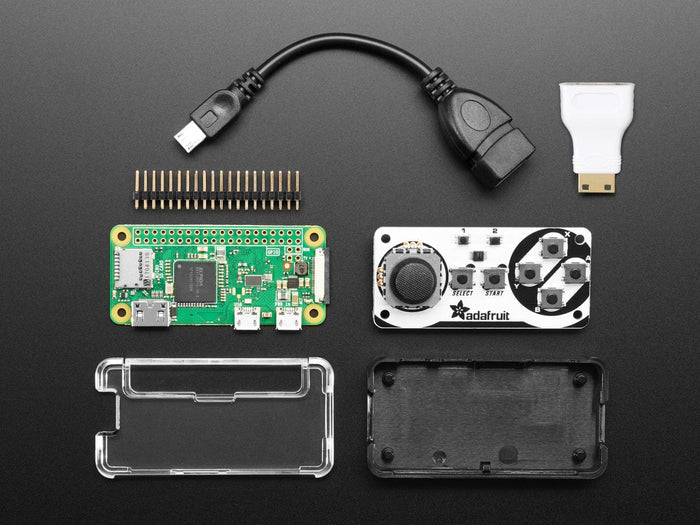 Joy Bonnet Pack for Raspberry Pi Zero - Includes Pi Zero W [Discontinued] by Adafruit - The Pi Hut