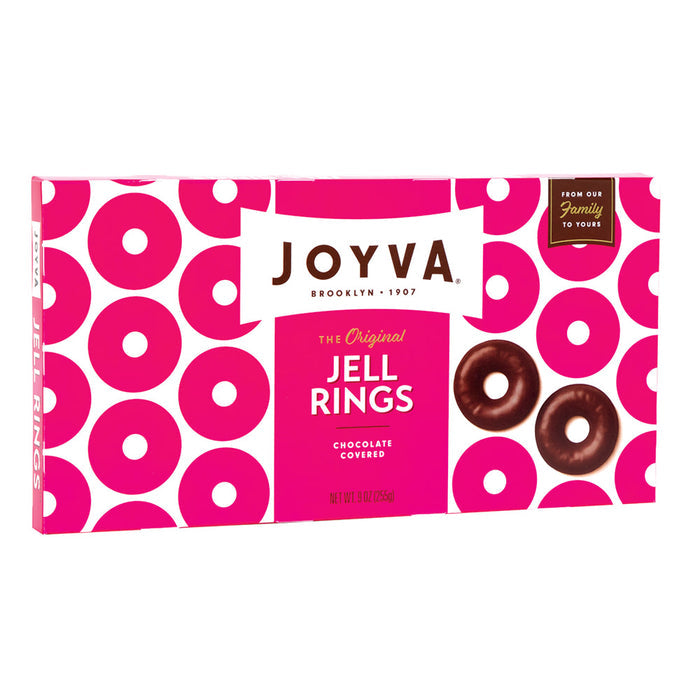 Joyva Kosher For Passover Raspberry Ring Jells Candy - 24 Count