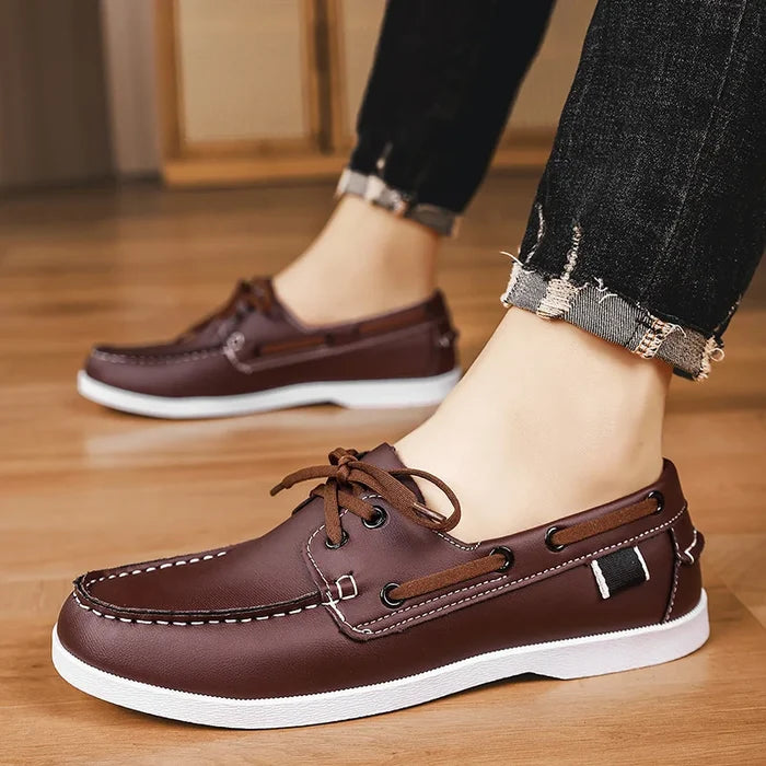 Jules Marchesani Leather Moccasins – Casual Slip-On Loafers