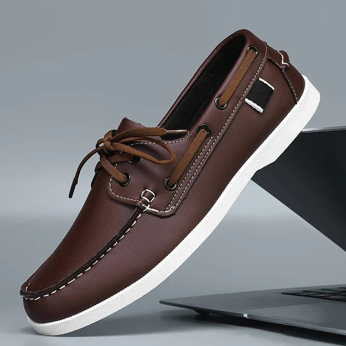 Jules Marchesani Leather Moccasins – Casual Slip-On Loafers