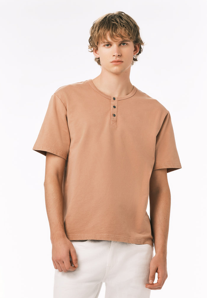 Buffalo Men Tops Beige Knit Knit Long Sleeve Regular Fit Crew Neckline