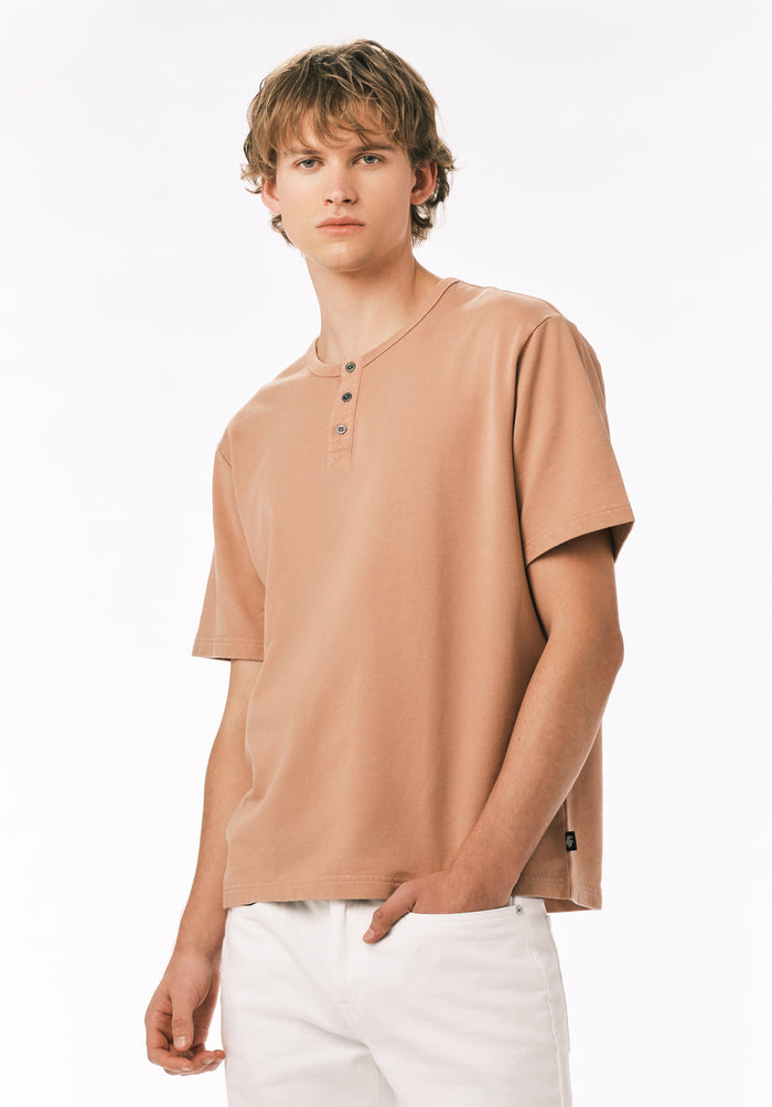 Buffalo Men Tops Beige Knit Knit Long Sleeve Regular Fit Crew Neckline