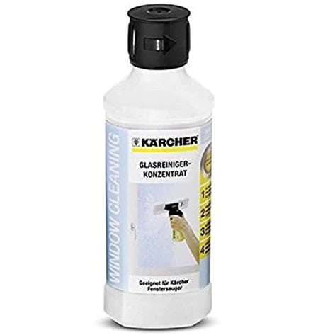 Karcher Window Vac Kit Cloth Pads and Cleaning Fluid for KARCHER Window Vac Vacuum | 2 x Pads + 500ml