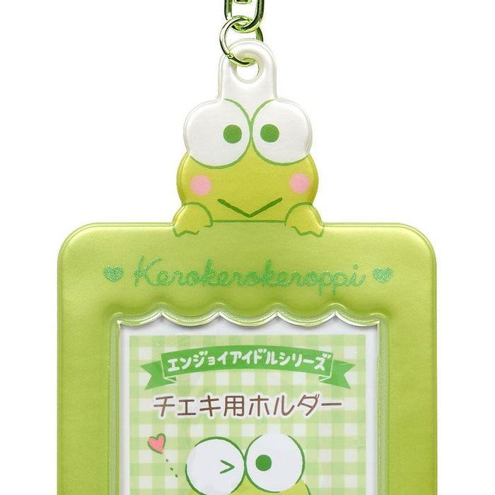Keroppi Mascot Photo Holder Charm Accessory Japan Original