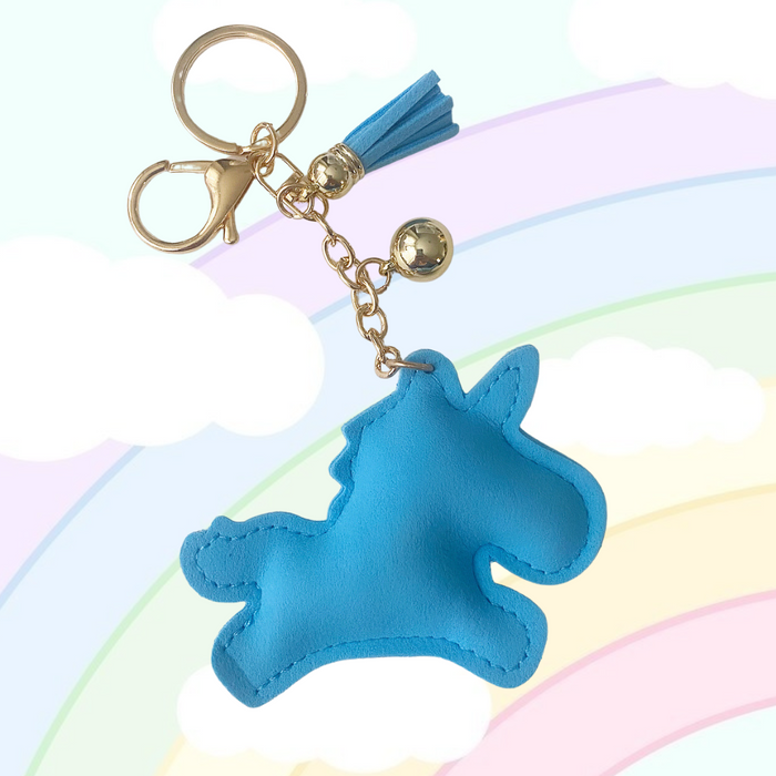 ✨KeyChain: Sparkle Unicorn Chonky ~ Blue