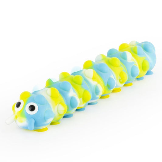 Keycraft Tutti Frutti Caterpillar Air Filled Squishy Sensory Fidget Toy - Assorted