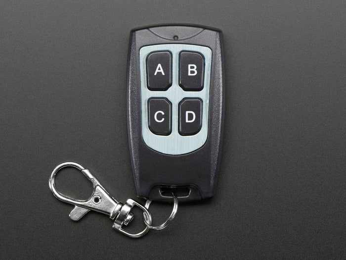 Keyfob 4-Button RF Remote Control - 315MHz [discontinued] by Adafruit - The Pi Hut