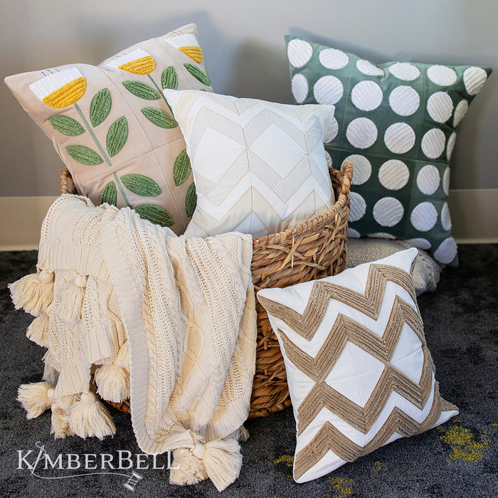 Kimberbell Annika's throw pillows