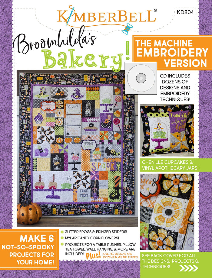 Kimberbell Broomhilda's Bakery Book - Embroidery Version