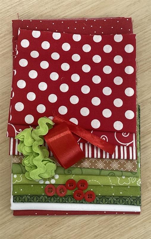 Kimberbell Merry & Bright fabric kit