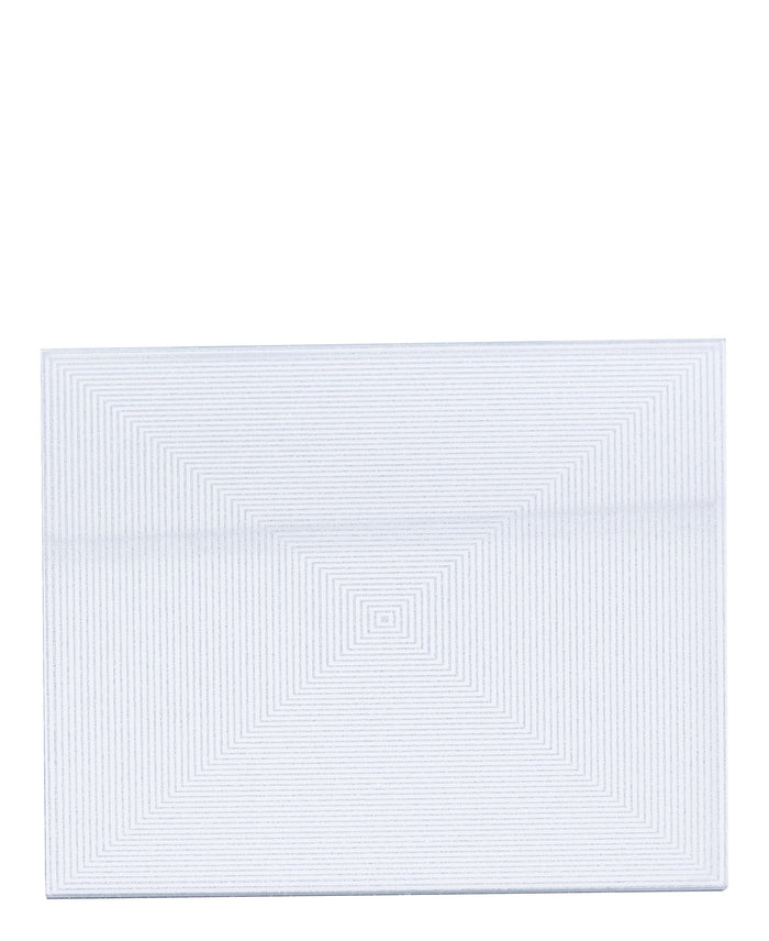 Kitchen Life Geometric Deco Plate 30 x 30cm - Silver