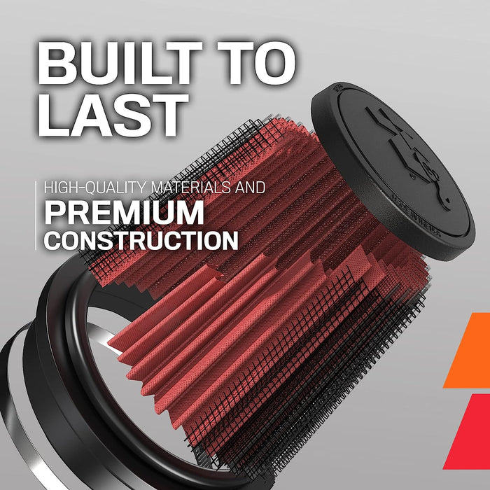 K&N RC-1060 Universal ClampOn Air Filter Round Tapered