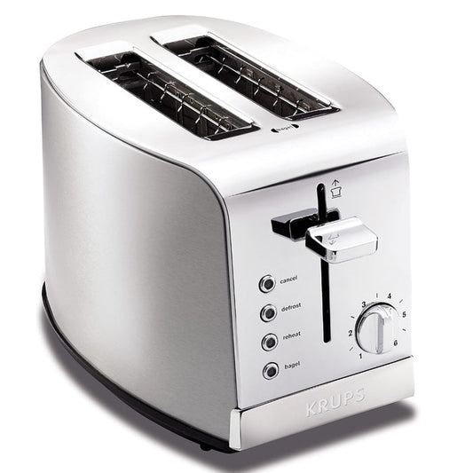 KRUPS KH732D51 2 slice Stainless Steel Toaster
