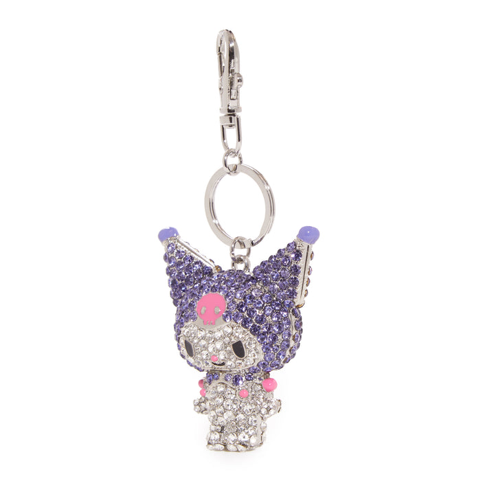Kuromi Pave 3D Bling Keychain Accessory JACMEL JEWELRY INC