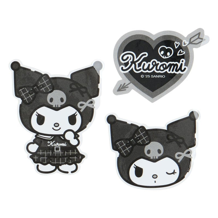 Kuromi Smartphone Charm Set (Silver Houndstooth Series) Accessory Japan Original