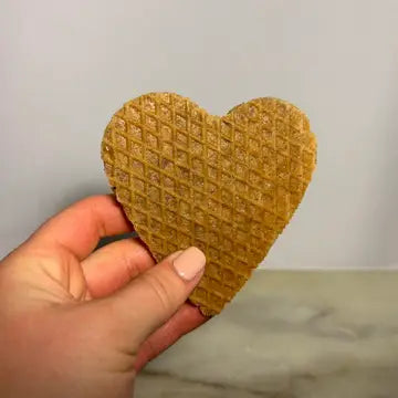 Single Packs- Gluten Free Stroopwafel Hearts Traditional