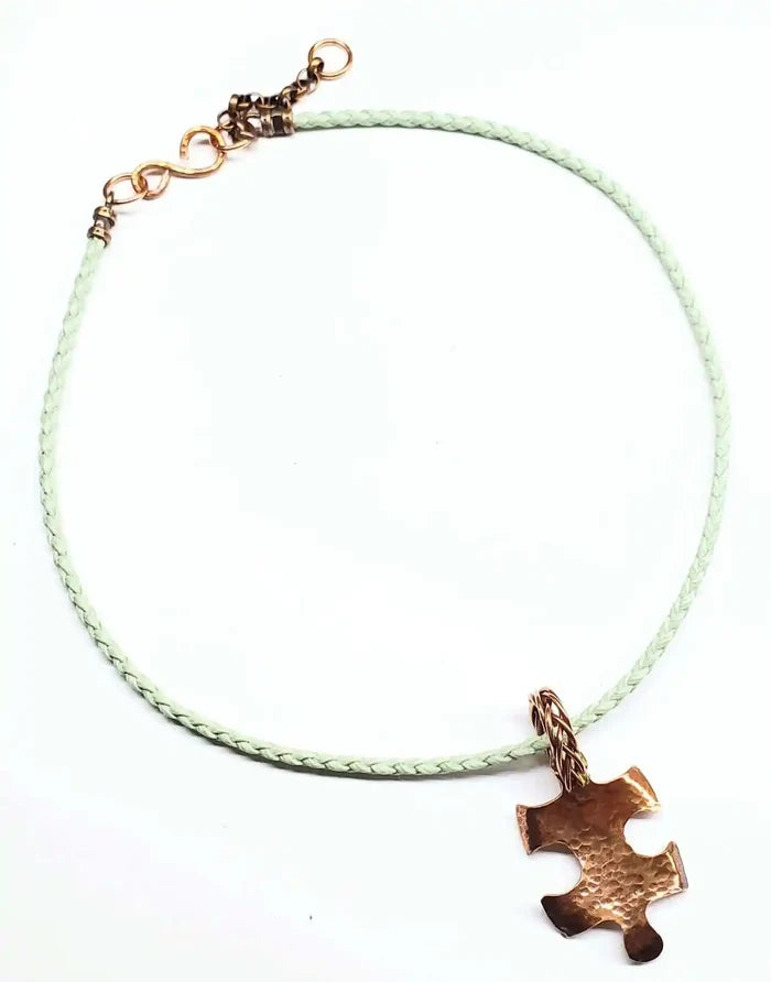 AMD1342autism awareness pendant 14K Gold Filled Wrapped PendantCharms & PendantsChoker$ 50.00Alexa Martha Designs