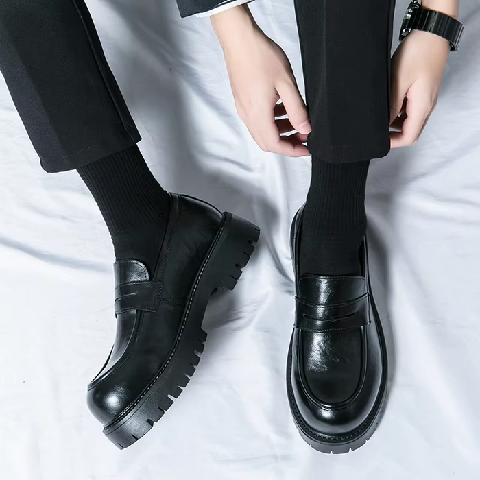 Lazzaro Moro Leather Dress Loafers