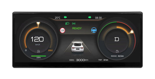 LCD Instrument Cluster Retrofit with CarPlay Support for Tesla Model 3  Tesla Model Y