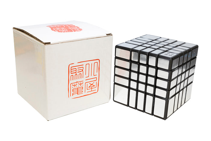 Lee Mirror 5x5x5 Magnetic Cube - Black (Silver)