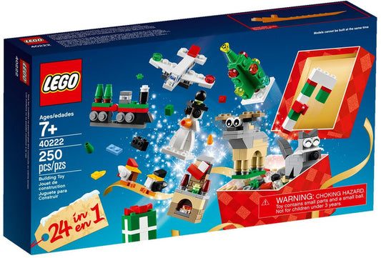 Lego 40222 Christmas Build Up Advent Calendar - Lego Minifigures Frame Display - 1