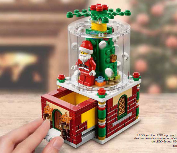 Lego 40223 Exclusive Limited Edition Snowglobe - Lego Minifigures Frame Display - 2