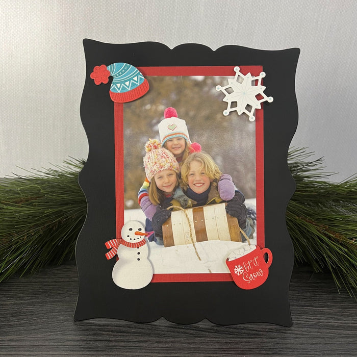Let it Snow Winter Magnets S/4