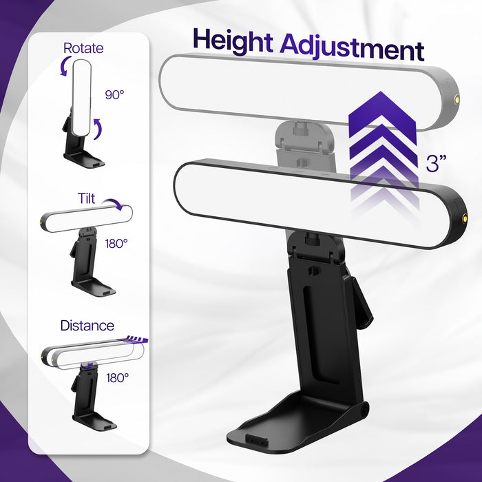 Life Finds web cam with a light bar is height and orientation adjustable