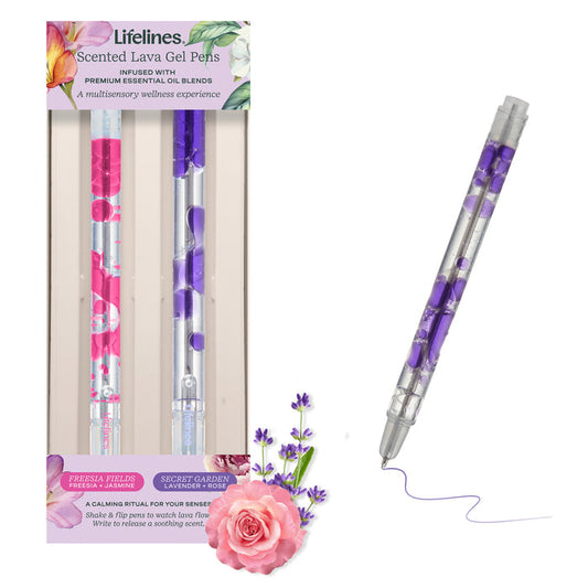 Lifelines Scented Lava Pen 2 Pack - Pink/Purple