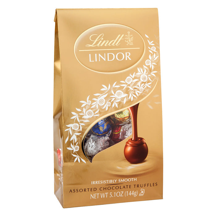Lindt Lindor Assorted Chocolate Truffles Bag - 6 Count