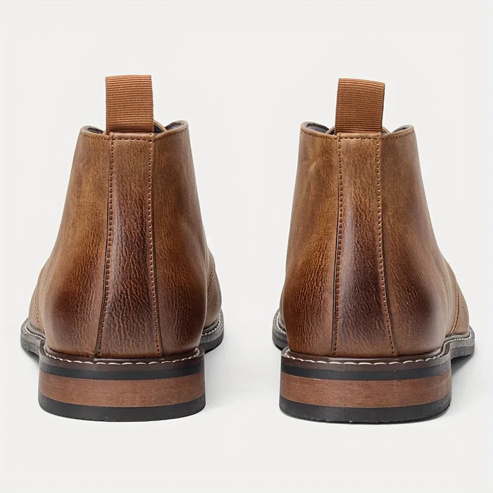 Lior Men’s Retro Leather Desert Boots