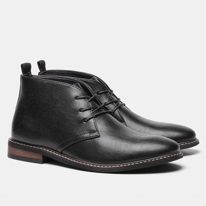 Lior Men’s Retro Leather Desert Boots