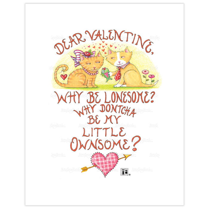 Little Ownsome Kitties Fine Art Print