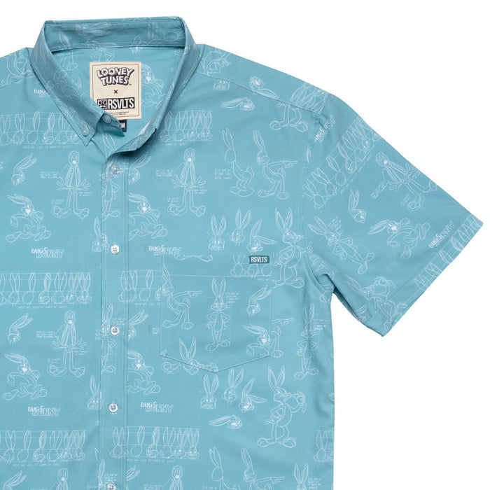 RSVLTS XS RSVLTS Looney Tunes "Bunny Blueprints" – KUNUFLEX Short Sleeve Shirt