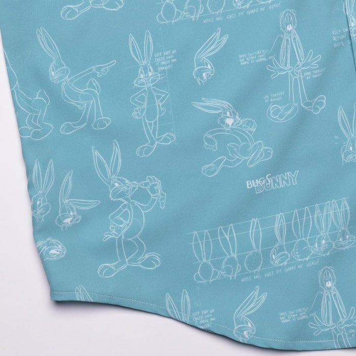 RSVLTS RSVLTS Looney Tunes "Bunny Blueprints" – KUNUFLEX Short Sleeve Shirt