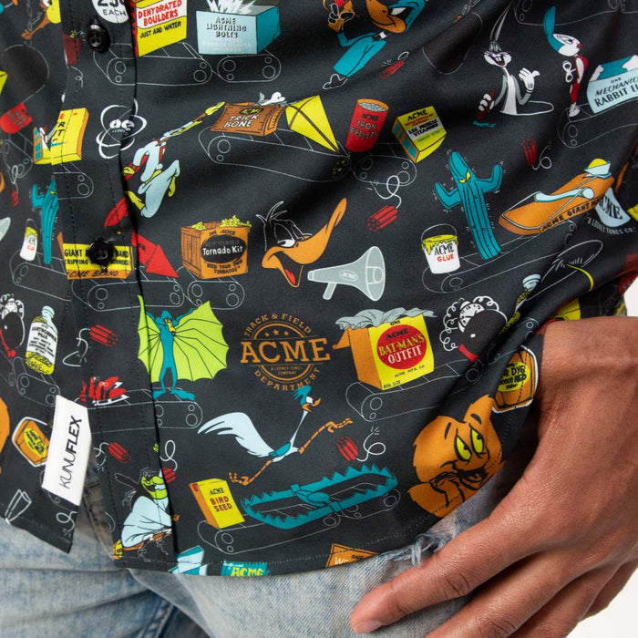 RSVLTS RSVLTS Looney Tunes "The ACME Catalog" – KUNUFLEX Short Sleeve Shirt