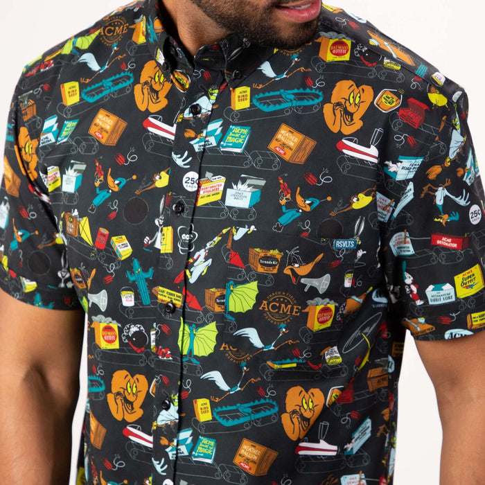 RSVLTS RSVLTS Looney Tunes "The ACME Catalog" – KUNUFLEX Short Sleeve Shirt