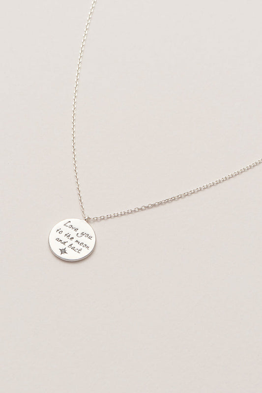 Love You To The Moon And Back Necklace
