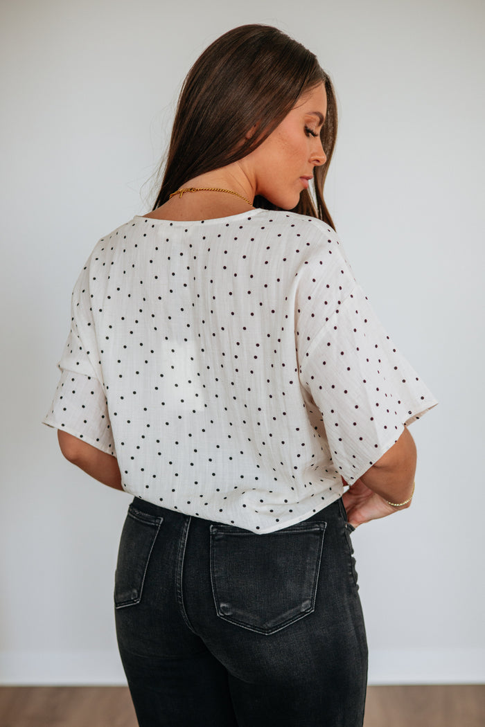 Lucie Polka Dot Top