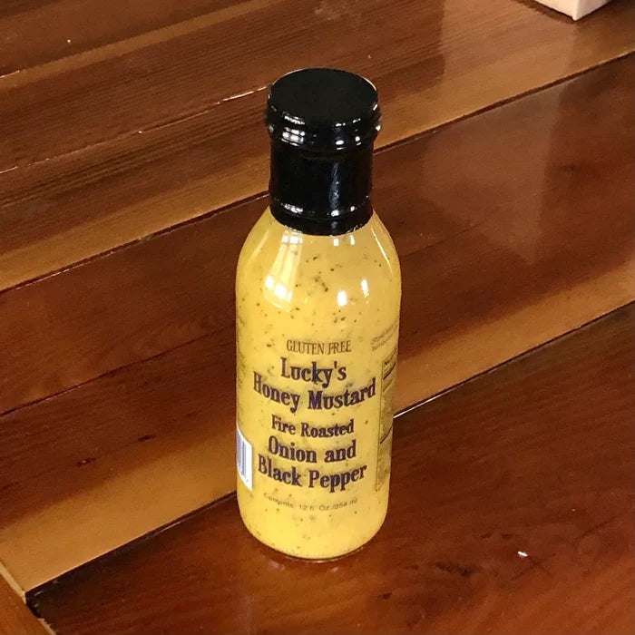 Lucky's Fire Roasted Onion and Black Pepper Honey Mustard