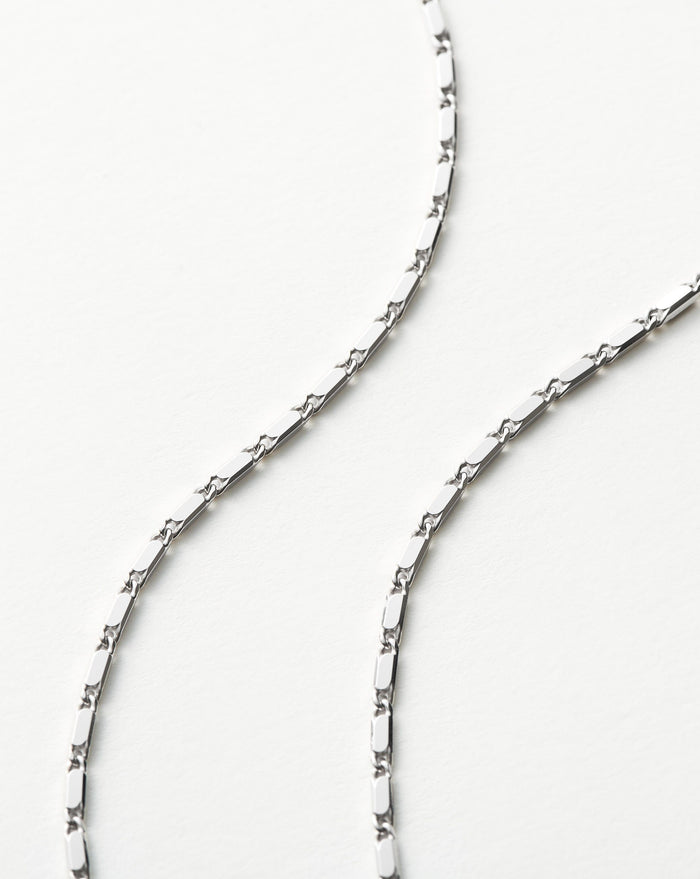 Lucy Williams Horizon Link Chain Necklace | Sterling Silver Necklaces Missoma