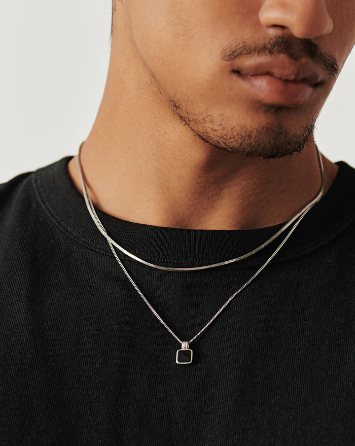 Lucy Williams Medium Square Snake Chain Necklace Necklaces Missoma