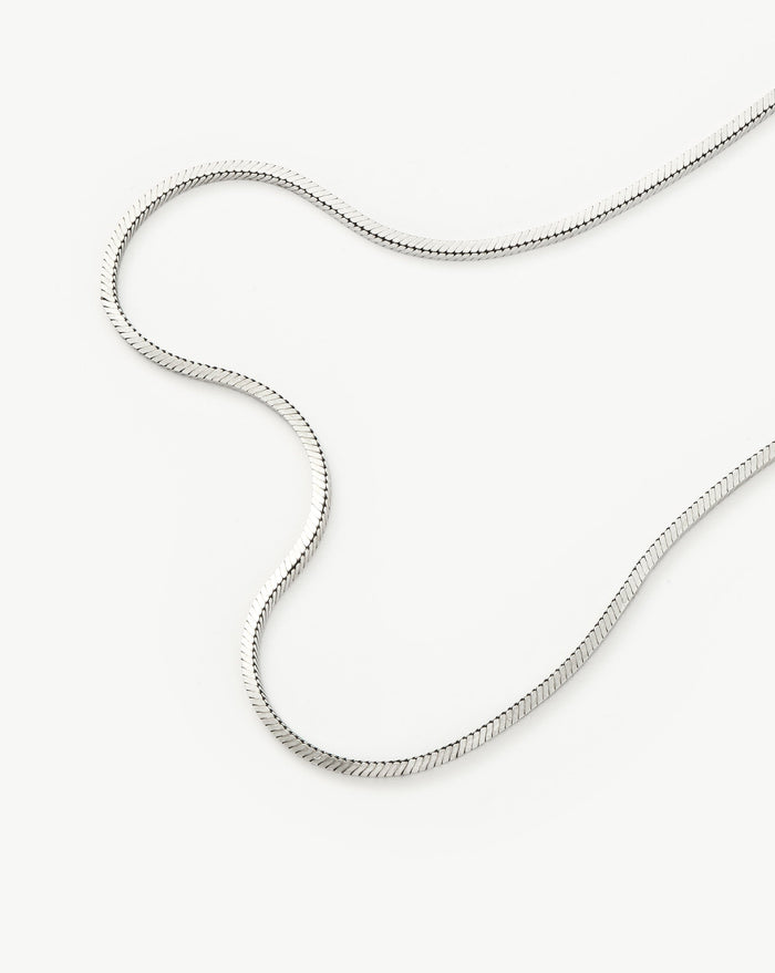 Lucy Williams Medium Square Snake Chain Necklace Necklaces Missoma