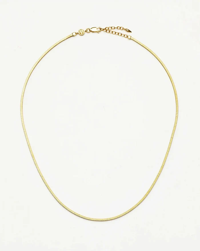 Lucy Williams Short Square Snake Chain Necklace Necklaces Missoma