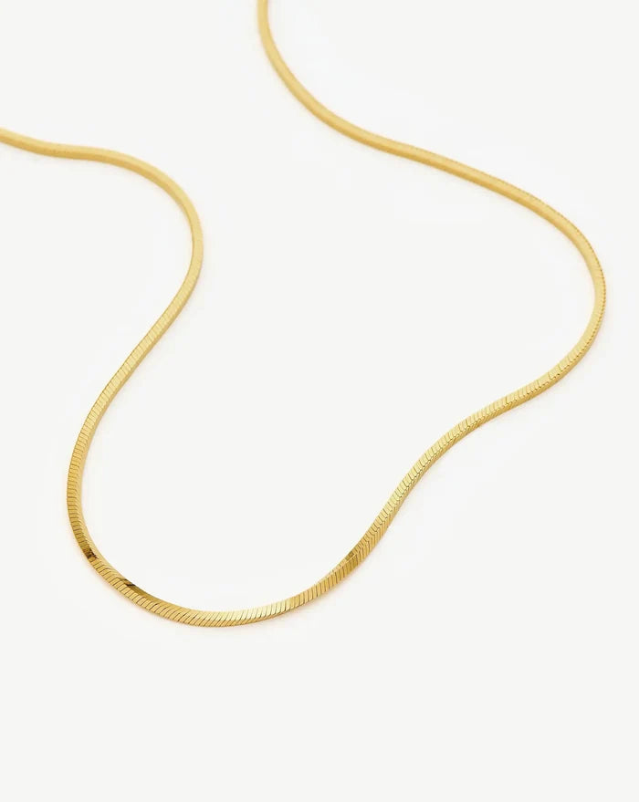 Lucy Williams Short Square Snake Chain Necklace Necklaces Missoma