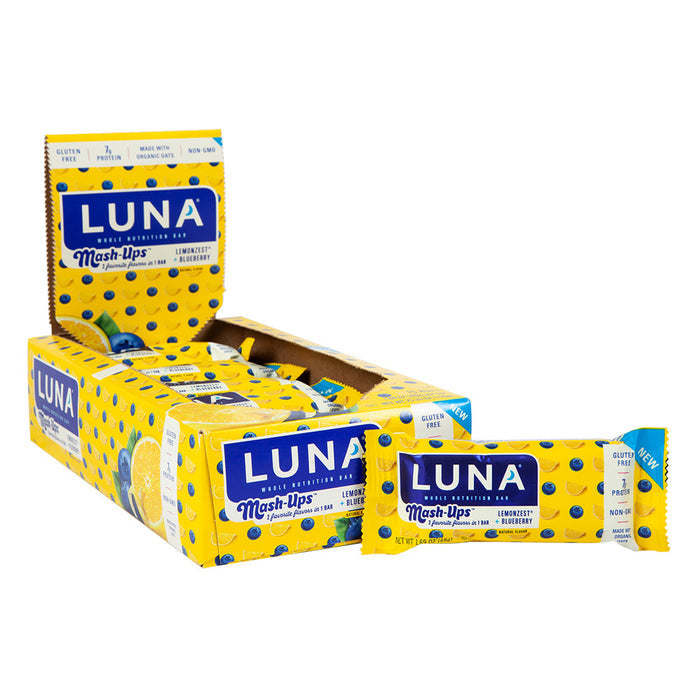 Luna Bar Lemon Zest and Blueberry Nutrition Bar - 15 Count