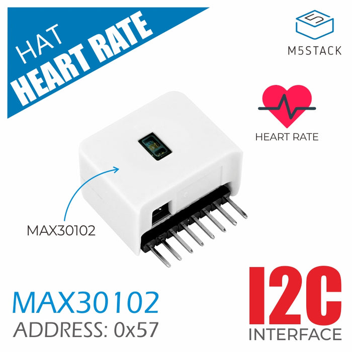 M5StickC Heart Rate Hat (MAX30102) - m5stack-store
