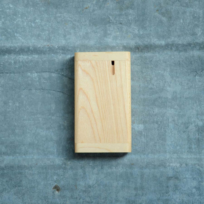 maple wood dugout box for chillum pipe (1352558542940)