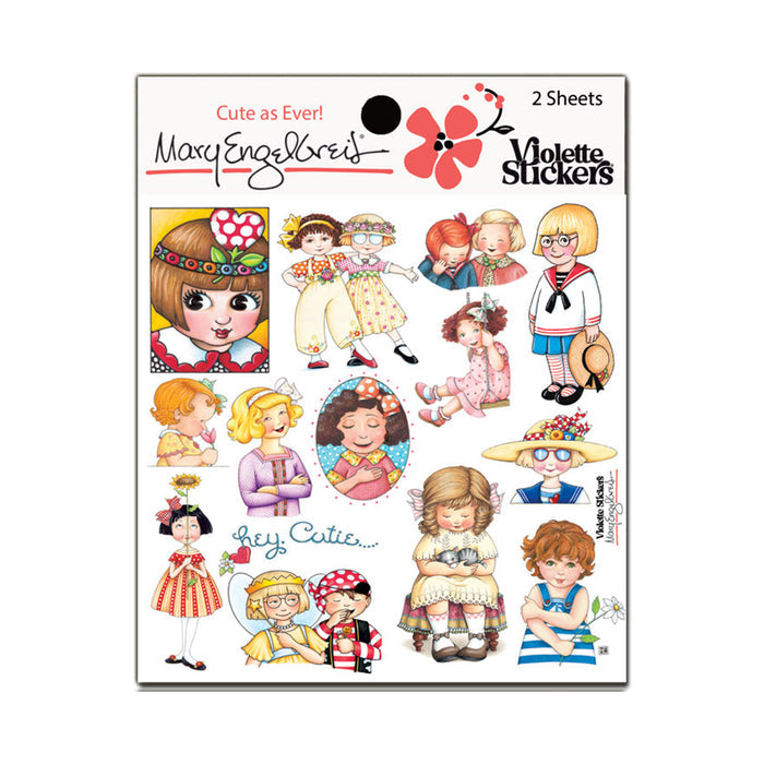 Mary's Cutie Pie Sticker Sheet
